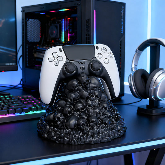 Skull Game Controller Desktop Stand Holder