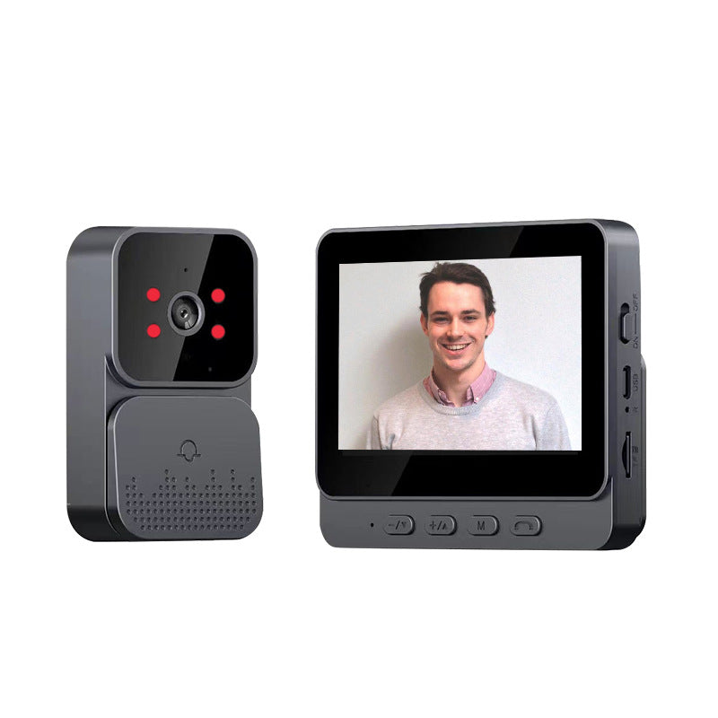 Wireless intelligent video doorbell
