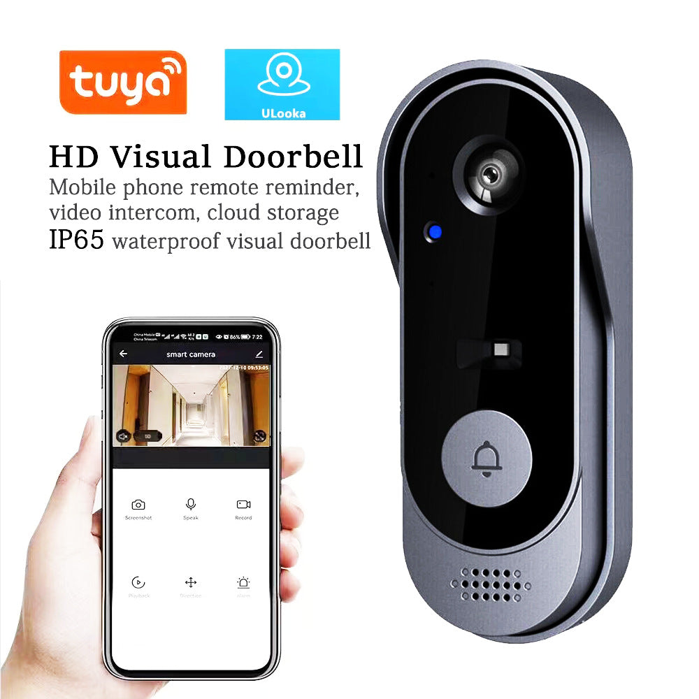 Wireless intelligent video doorbell