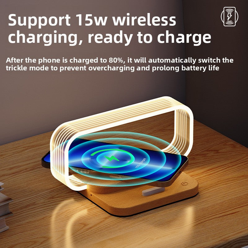 Wireless charging desk lamp